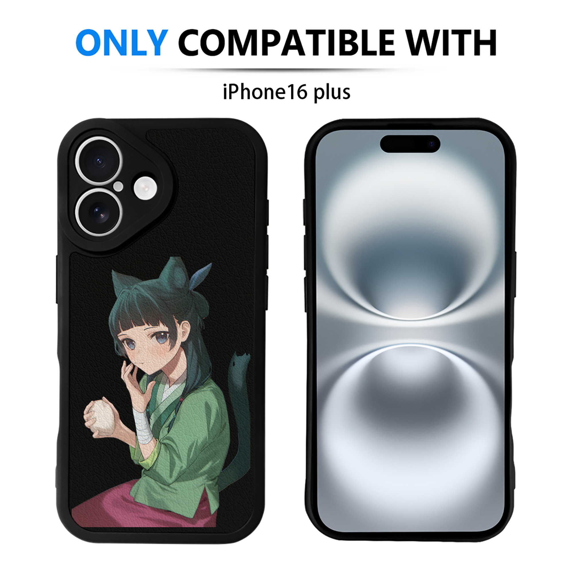 薬屋のひとりごと The Apothecary Diaries 【iPhone 16シリーズ対応】シリコンスマホケース（レザー調） 材質：シリコン